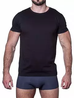Облегающая футболка из 100% хлопка Sergio Dallini DT7502сдтФм Черный